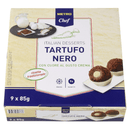 METRO Chef Tartufo Nero Dessert mit Schokoladen- und Puddinggeschmack 9 Stück à 85 g - 765 g Box 🇮🇹
