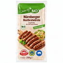 Jeden Tag Bio Nürnberger Rostbratwürste 12 Stück 250g