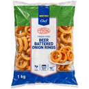 METRO Chef Beer battered onion rings tiefgefroren - 1 kg