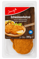 Paniertes Schweineschnitzel 2 x 150 g = 300 g k