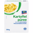 aro Kartoffelpüree 3 x 4 Portionen, Komplettpüree 330 g Packung k