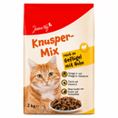 Jeden Tag Katzen-Trockenfutter Knusper-Mix, mit Huhn 2 Kg