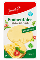 Jeden Tag Emmentaler Scheiben 250g