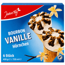 Jeden Tag Waffelhörnchen 6 x 120 ml Vanille