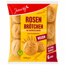 Jeden Tag Rosenbrötchen hell, 6 Brötchen pro Beutel, 510g