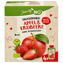 Jeden Tag BIO Apfel-Erdbeere Quetschbeutel 4 x 100 g