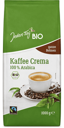 Jeden Tag Bio Kaffee Crema, ganze Bohnen 1 kg