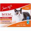 Katzen-Nassfutter in Gelee, Fleisch & Fisch-Variationen 1,2 kg