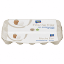 Frische Eier M/L (Güteklasse A) Keine Gentechnik - Weiß/Braun Bodenhaltung - 10 Stück k
