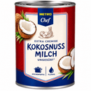 METRO Chef Kokosmilch extra cremig & ungesüßt 17 % Fett 400 ml k