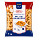 METRO Chef Zwiebelringe paniert tiefgefroren - 1 kg Beutel k