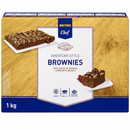 METRO Chef Brownie Blechkuchen tiefgefroren 16 Stück à 62,5 g - 1 kg Packung