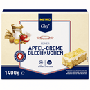 METRO Chef Feiner Apfel-Creme Schnitte Blechkuchen, tiefgefroren 12 Portionen - 1,4 kg k