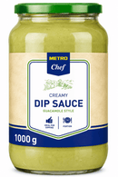 Pikanter Gemüsedip mit Schmelzkäse und Avocadogeschmack - 1 kg Glas k