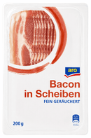 Bacon geschnitten Fein geräuchert 200 g XL k