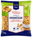 Erdnüsse Geröstet & Gesalzen - 1 x 1 kg Packung k