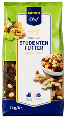 Studentenfutter mit Erdnüssen - 1 kg Beutel k