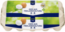 Premium Eier M-L Weiß/Braun Eier aus Freilandhaltung,ohne Gentechnik (Güteklasse A) 10 Stück (Dauerhaft günstig) k