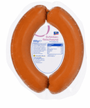 Schinkenfleischwurst im Ring, (mit Knoblauch) vac.-verpackt - 650 g Packung (Dauerhaft günstig) k