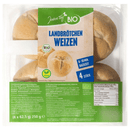 Jeden Tag Bio Weizenbrötchen 4 Stück 250g