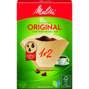 Melitta Filtertüten 1x2 naturbraun 80 Stück