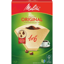 Melitta Filtertüten 1x6 naturbraun 40 Stück